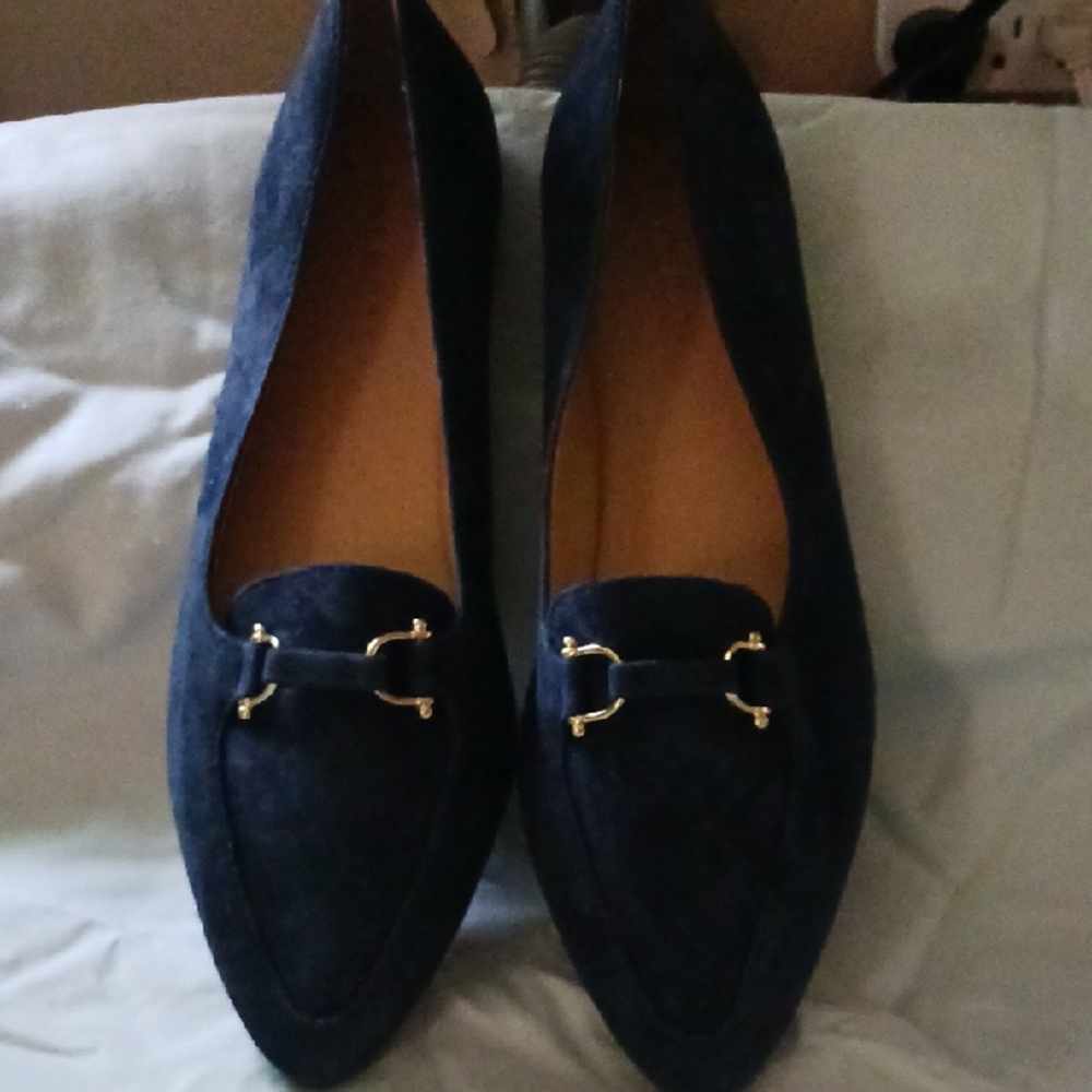 Elegant Navy Loafers